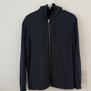 Super soft and comfy blueish/gray hoodie from Velvet.